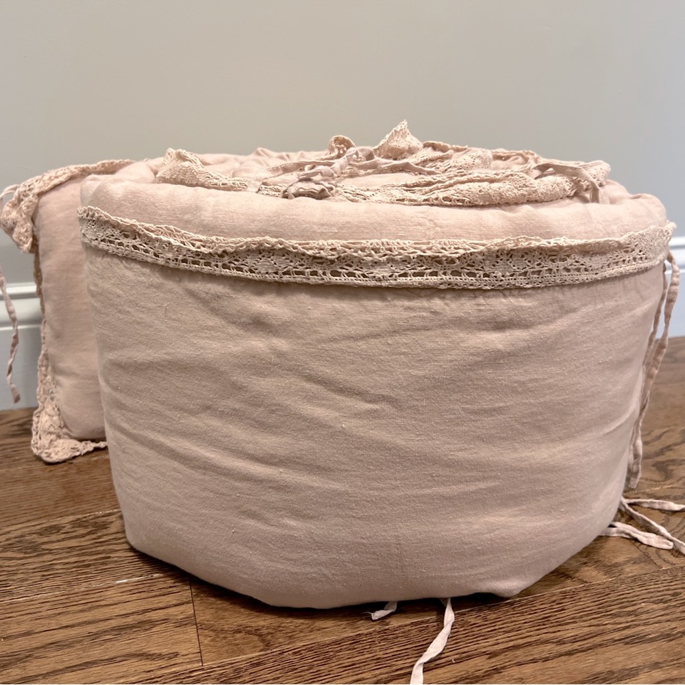 Restoration Hardware Baby and Child Bedding - Crib Bumper & Bed Skirt